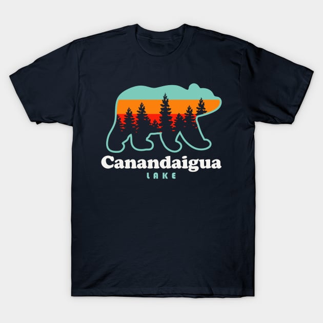 Canandaigua Lake NY Finger Lakes Naples NY T-Shirt by PodDesignShop